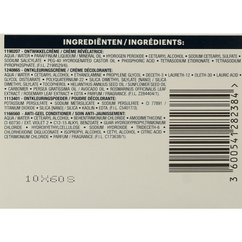 Nutrisse Nutrisse ultra bleach D+++ 1 Set - DrogistWereld