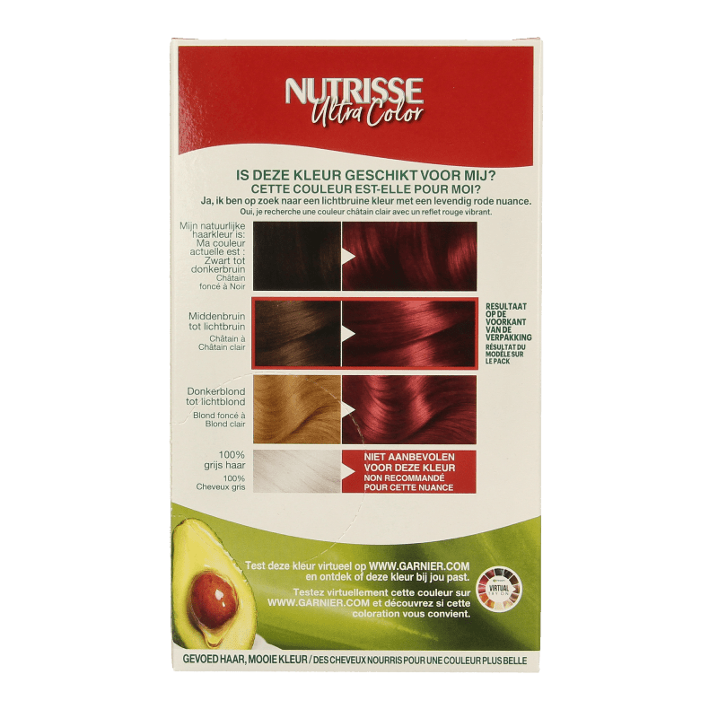 Nutrisse Nutrisse ultra color 5.62 levendig rood 1 Set - DrogistWereld