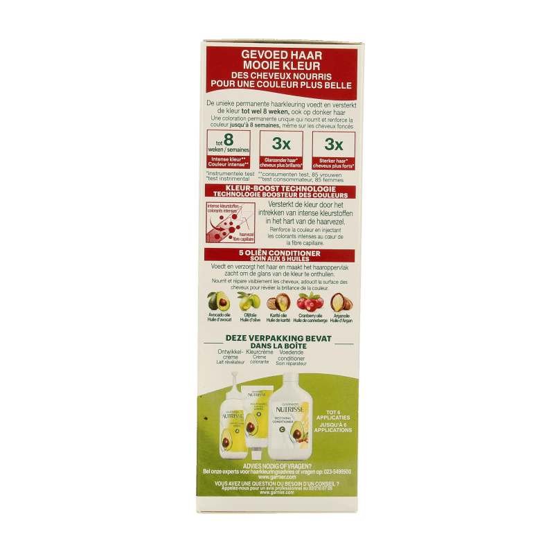 Nutrisse Nutrisse ultra color 5.62 levendig rood 1 Set - DrogistWereld