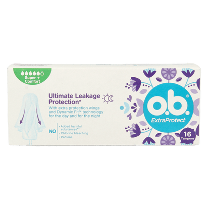 OB Tampons extra protect super plus 16 Stuks - DrogistWereld