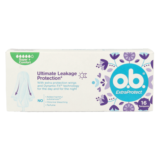 OB Tampons extra protect super plus 16 Stuks - DrogistWereld