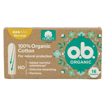 OB Tampons organic normal 16 Stuks - DrogistWereld