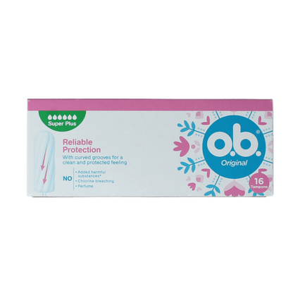 OB Tampons original super plus 16 Stuks - DrogistWereld