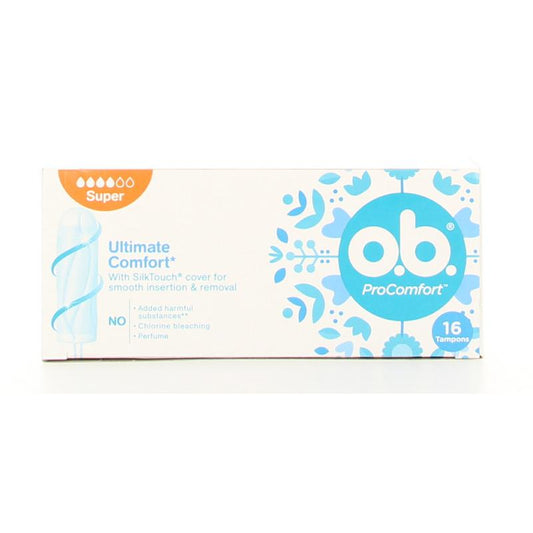 OB Tampons procomfort super 16 Stuks - DrogistWereld