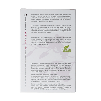 Ojas Ayurmenopause 60 Vegetarische capsules - DrogistWereld