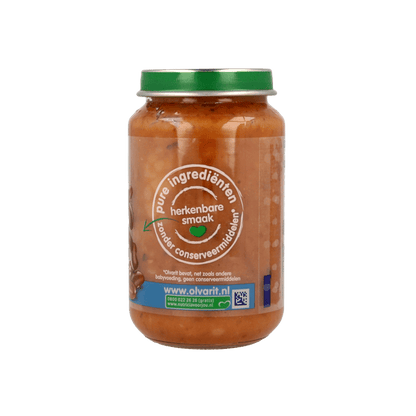 Olvarit Bruine bonen appel rundvlees aardappel 8M00 200 Gram - DrogistWereld