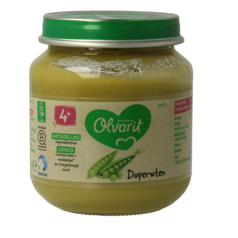 Olvarit Doperwten 4M74 125 Gram - DrogistWereld