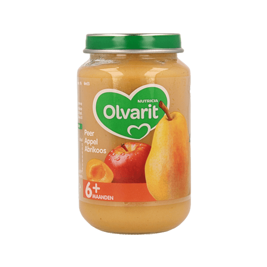 Olvarit Peer appel abrikoos 6M55 200 Gram - DrogistWereld
