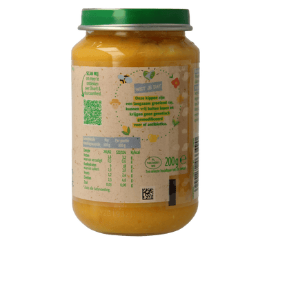 Olvarit Pompoen kip rijst 8M14 200 Gram - DrogistWereld