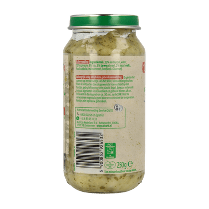 Olvarit Spinazie kip aardappel 12M07 250 Gram - DrogistWereld
