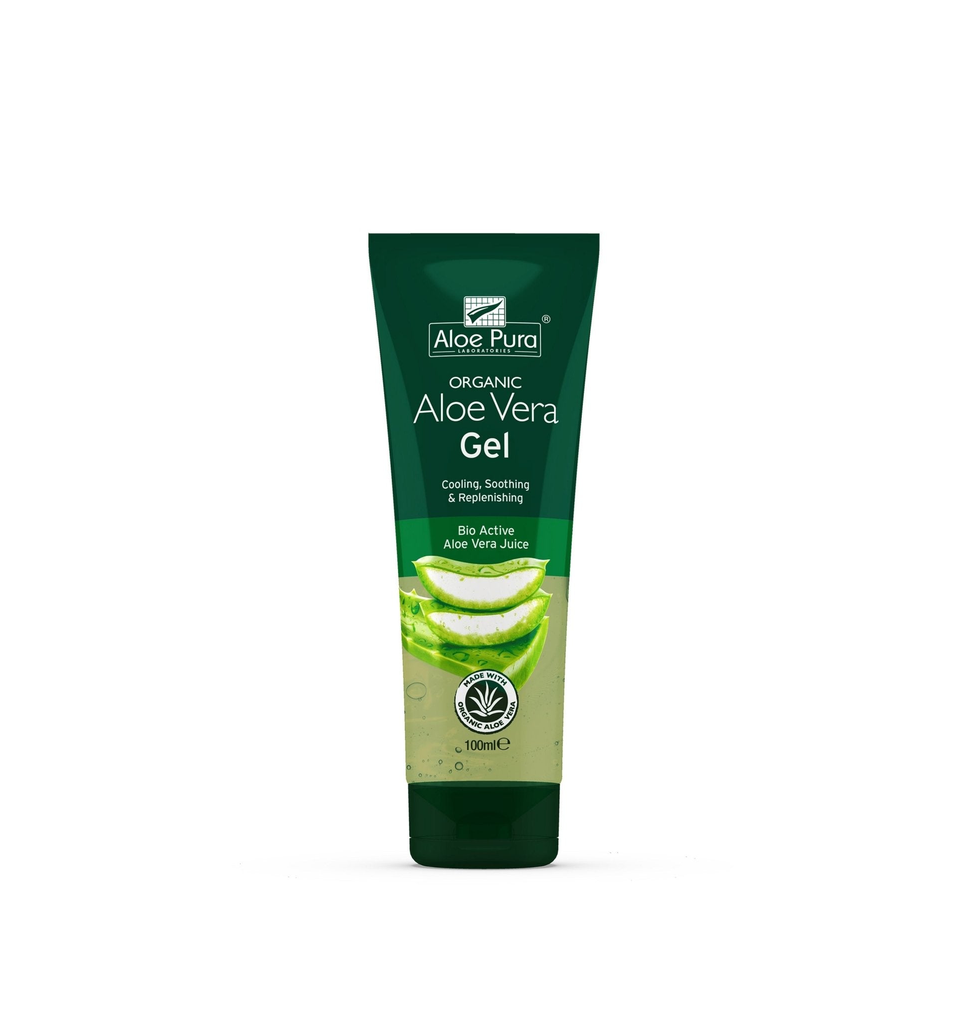 Optima Aloe pura aloe vera gel organic original 100 Milliliter - DrogistWereld