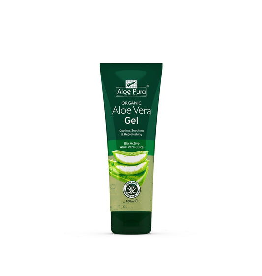 Optima Aloe pura aloe vera gel organic original 100 Milliliter - DrogistWereld