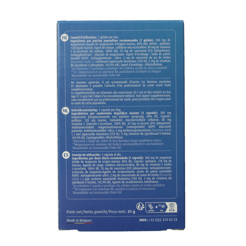 Orthonat Magnemar sport 30 Capsules - DrogistWereld