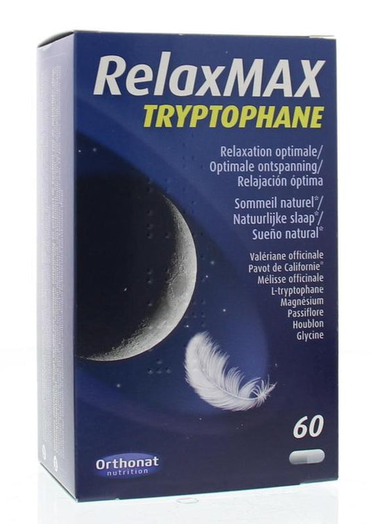 Orthonat Relaxmax tryptophane 60 Capsules - DrogistWereld