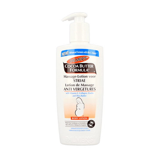 Palmers Cocoa butter massage lotion striae 250 Milliliter - DrogistWereld