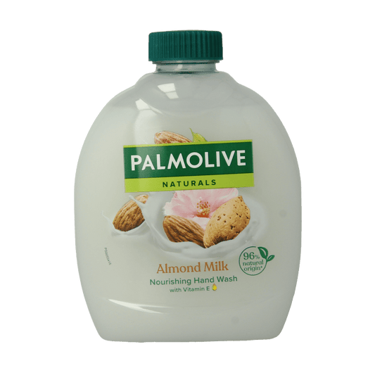 Palmolive Vloeibare zeep melk & amandel navulling 300 Milliliter - DrogistWereld