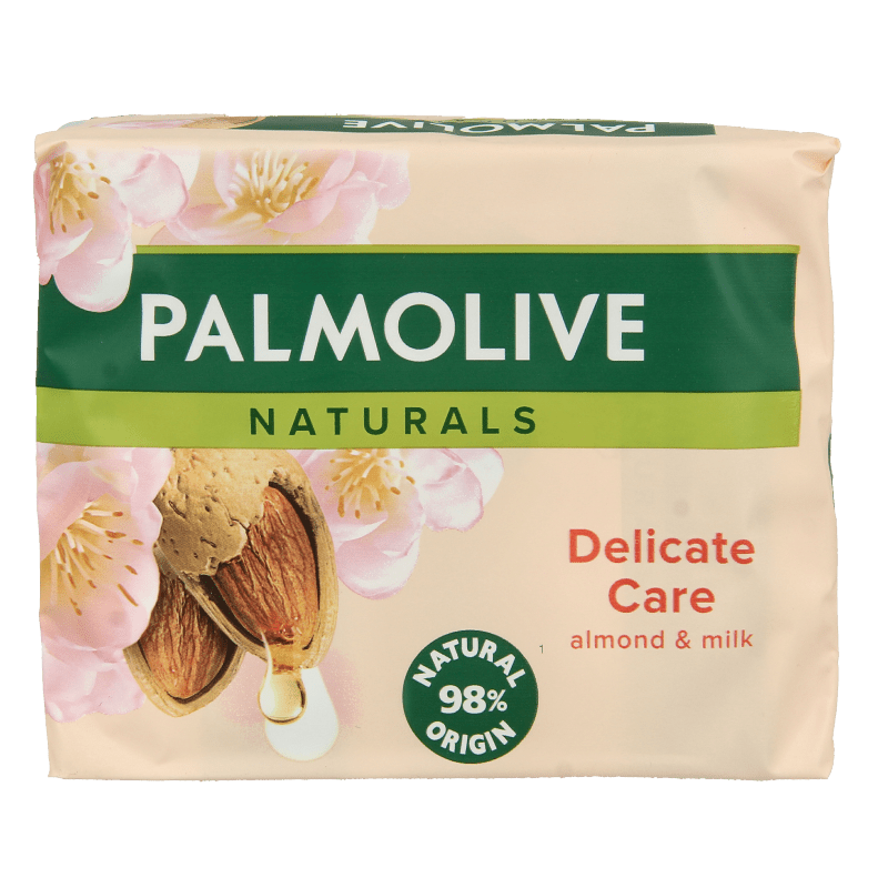 Palmolive Zeep sensitive almond 90 gram 4 Stuks - DrogistWereld