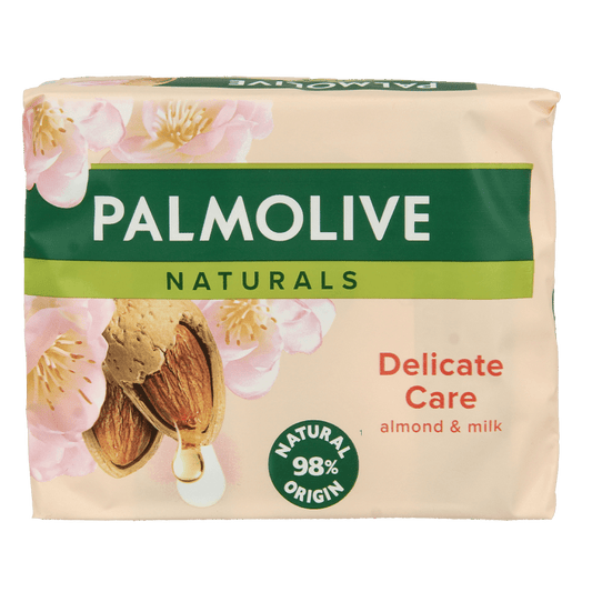 Palmolive Zeep sensitive almond 90 gram 4 Stuks - DrogistWereld