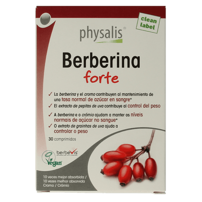 Physalis Berberine forte 30 Tabletten - DrogistWereld