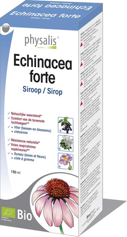 Physalis Echinacea forte siroop bio 150 Milliliter - DrogistWereld