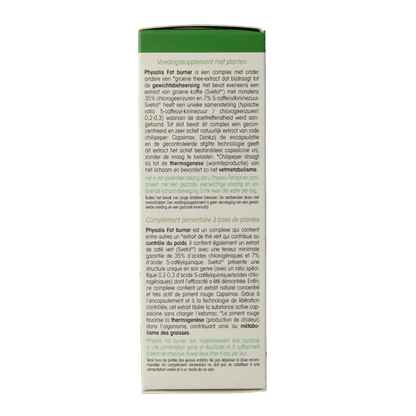 Physalis Fatburner 30 Tabletten - DrogistWereld