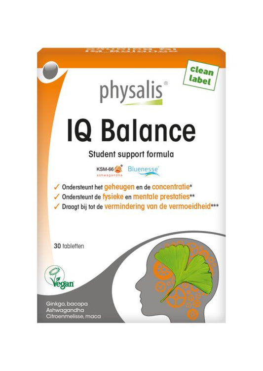 Physalis IQ balance 30 Tabletten - DrogistWereld