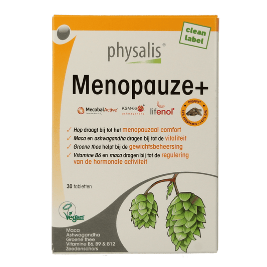 Physalis Menopauze+ 30 Tabletten - DrogistWereld