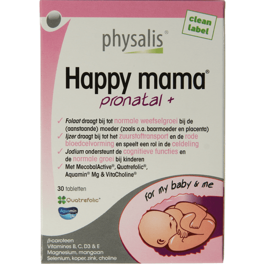 Physalis Pronatal + happy mama 30 Tabletten - DrogistWereld