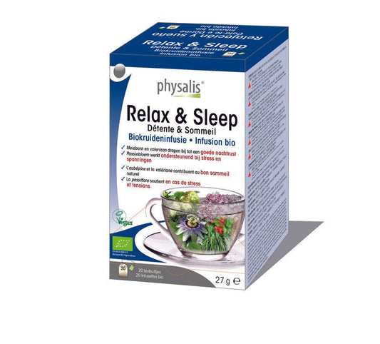 Physalis Relax & sleep thee bio 20 Zakjes - DrogistWereld