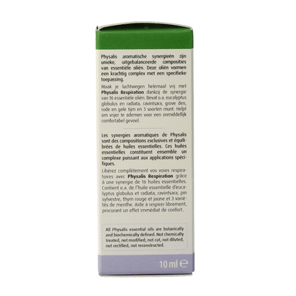Physalis Synergie respiration bio 10 Milliliter - DrogistWereld