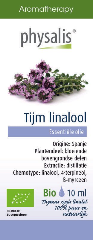 Physalis Tijm gele bio 10 Milliliter - DrogistWereld