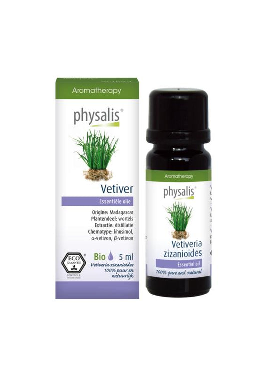 Physalis Vetiver bio 5 Milliliter - DrogistWereld