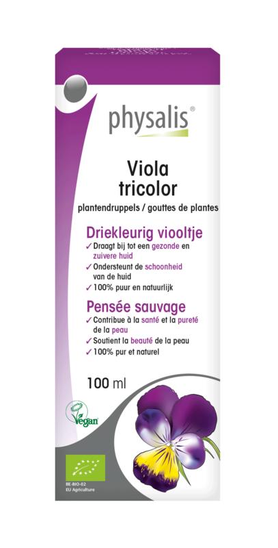 Physalis Viola tricolor bio 100 Milliliter - DrogistWereld
