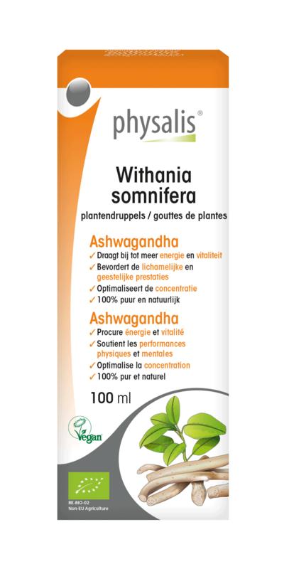 Physalis Withania somnifera bio 100 Milliliter - DrogistWereld