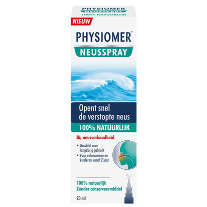 Physiomer Neusspray natuurlijk 20 Milliliter - DrogistWereld