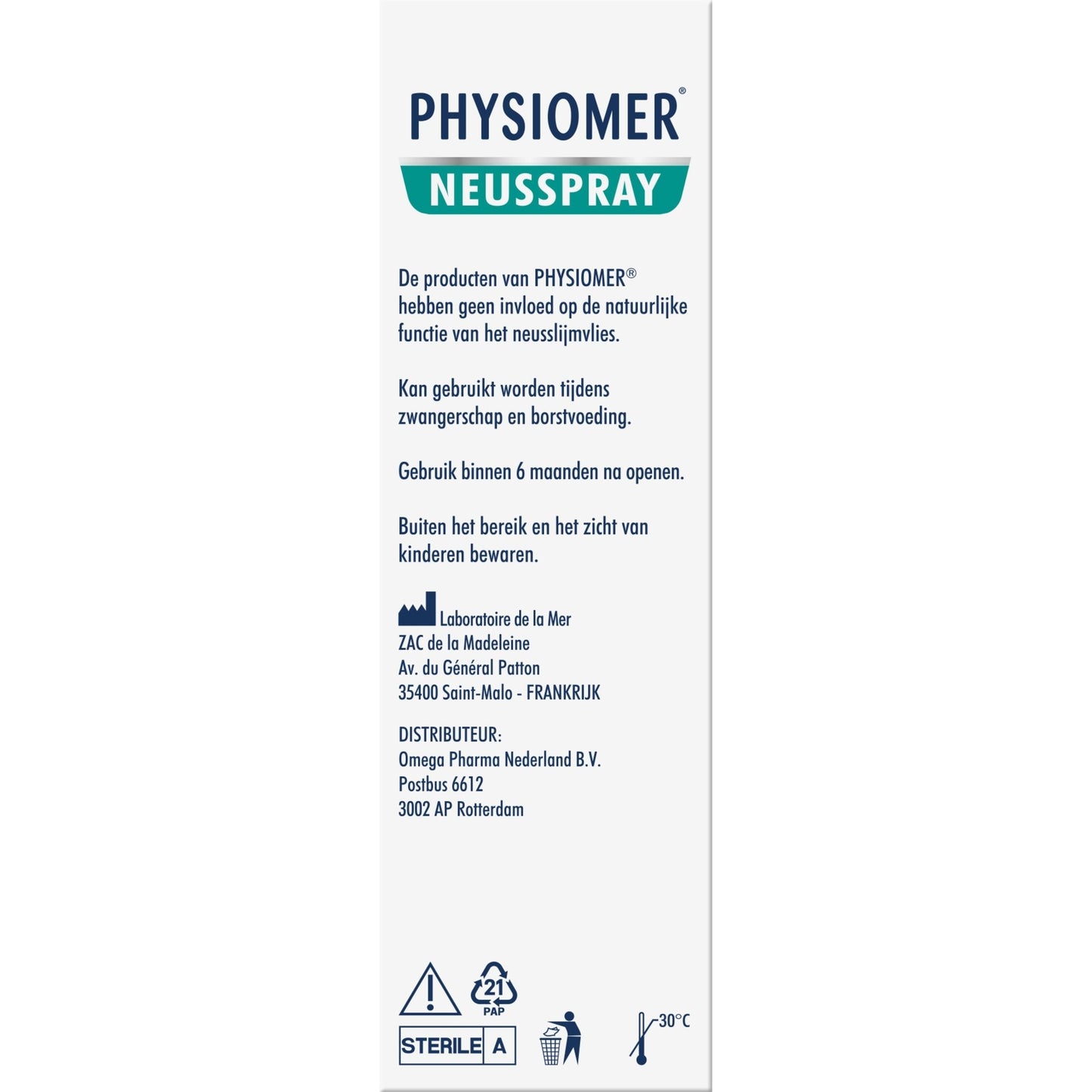 Physiomer Neusspray natuurlijk 20 Milliliter - DrogistWereld