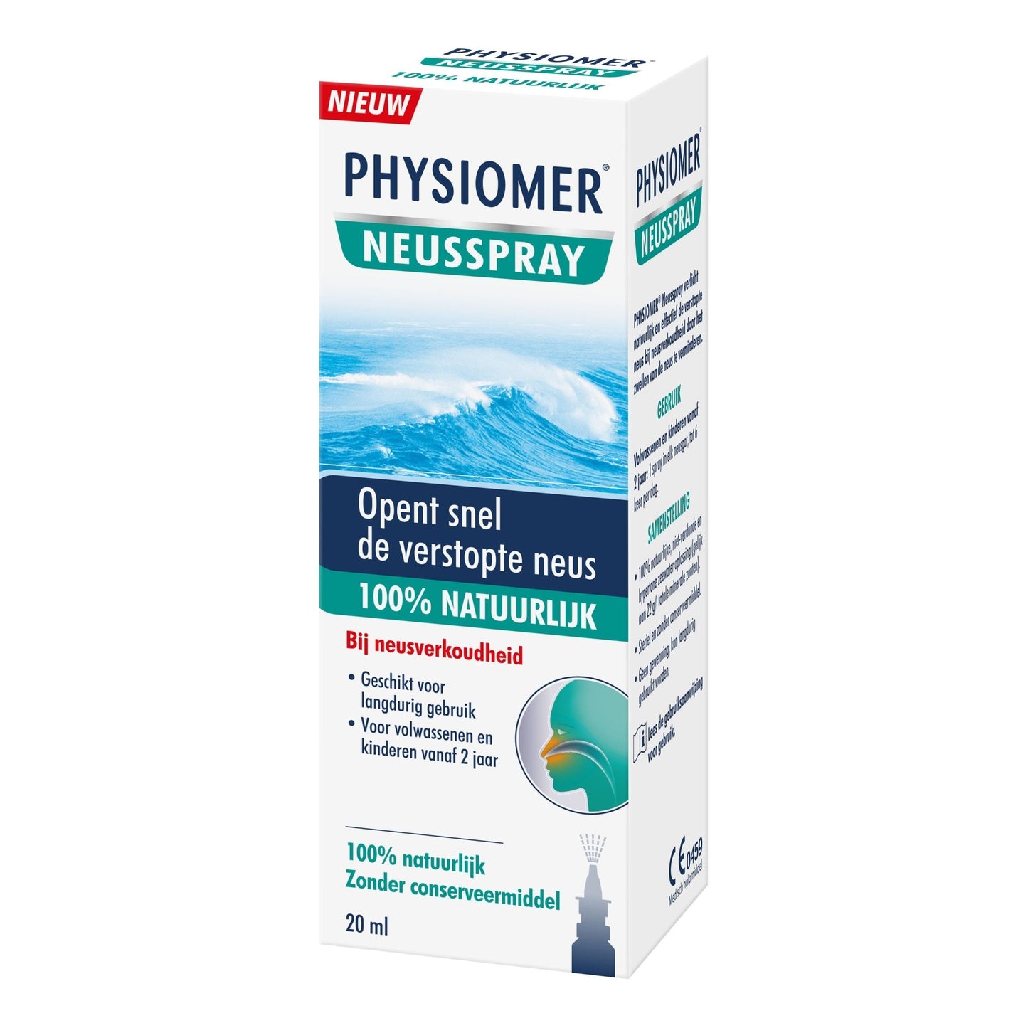 Physiomer Neusspray natuurlijk 20 Milliliter - DrogistWereld
