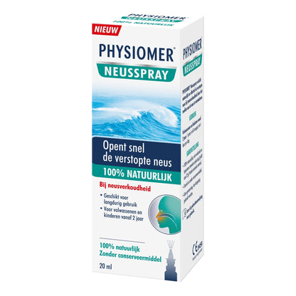 Physiomer Neusspray natuurlijk 20 Milliliter - DrogistWereld