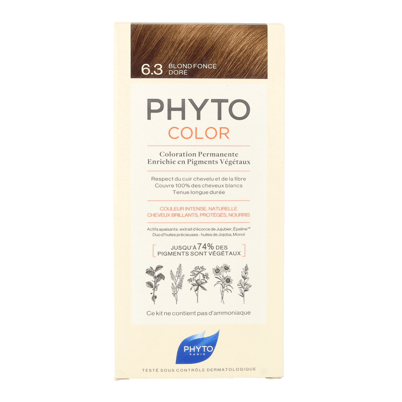 Phyto Paris Phytocolor blond fonce dore 6.3 1 Stuks - DrogistWereld