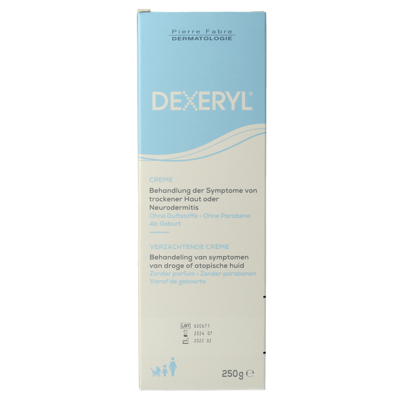 Pierre Fabre Dexeryl creme 250 Gram - DrogistWereld