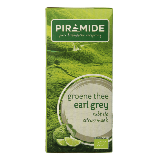 Piramide Groene thee & earl grey eko bio 20 Zakjes - DrogistWereld