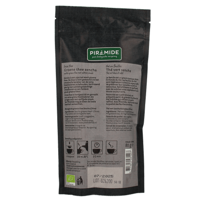 Piramide Groene thee sencha bio 80 Gram - DrogistWereld