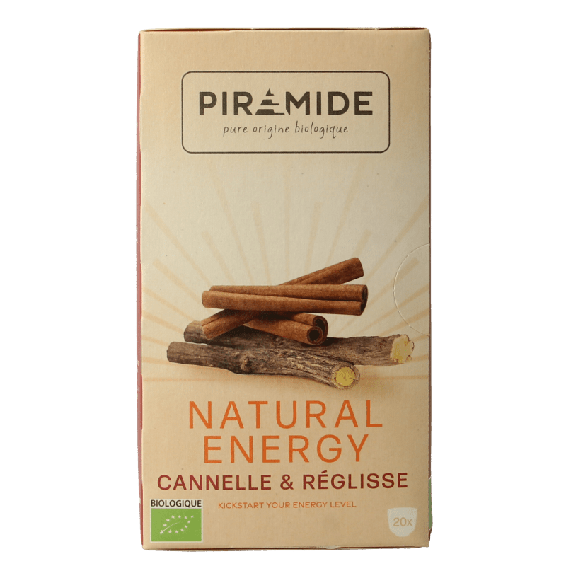 Piramide Natural energy bio 20 Zakjes - DrogistWereld