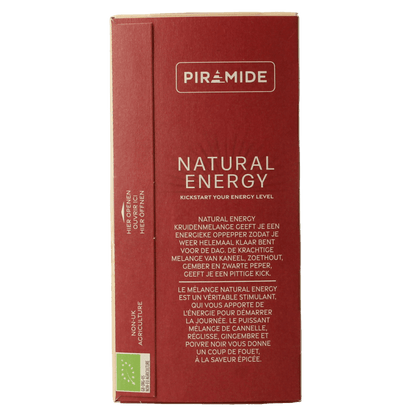 Piramide Natural energy bio 20 Zakjes - DrogistWereld