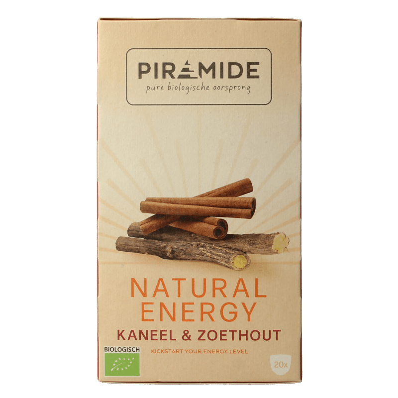 Piramide Natural energy bio 20 Zakjes - DrogistWereld