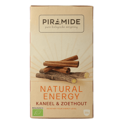 Piramide Natural energy bio 20 Zakjes - DrogistWereld