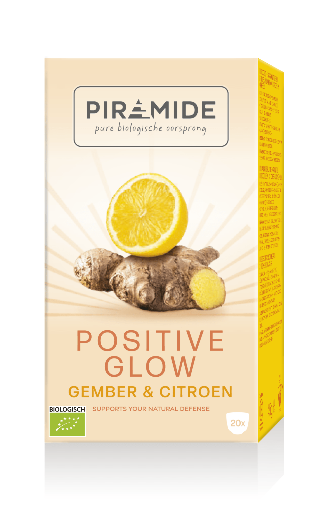 Piramide Positive glow bio 20 Zakjes - DrogistWereld
