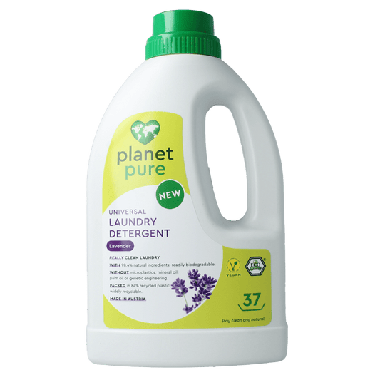 Planet Pure Wasmiddel vloeibaar universeel lavendel 1480 Milliliter - DrogistWereld