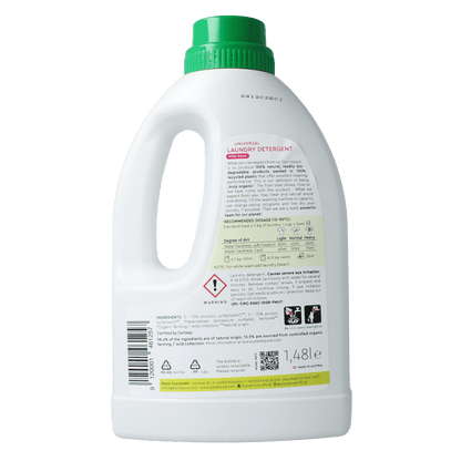 Planet Pure Wasmiddel vloeibaar universeel wild rose 1480 Milliliter - DrogistWereld