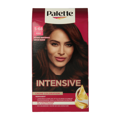 Poly Palette Haarverf 650 Kastanje middenbruin 1 Set - DrogistWereld